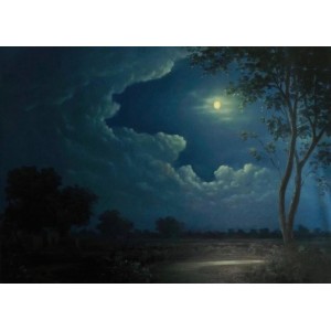 Zulfiqar Ali Zulfi, 30 x 40 inch, Oil on Canvas, Landscape Painting-AC-ZUZ-007